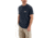 Carhartt Force Cotton Delmont Short Sleeve Henley for Mens, Navy, Extra Large/Regular 100413-412-REG-XL