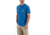 Carhartt Force Cotton Delmont Short Sleeve Henley for Mens, Cool Blue, 2XL/Regular 100413-438-REG-2XL