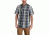 Carhartt Force Ridgefield Plaid Short Sleeve Shirt - Mens, Navy, 2XL-REG 103146-412-REG-2XL
