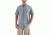 Carhartt Force Ridgefield Plaid Short Sleeve Shirt - Mens, Steel Blue, 2XL-REG 103146-437-REG-2XL