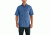 Carhartt Force Ridgefield Solid Short Sleeve Shirt - Mens, Federal Blue, M-REG 102417-445-REG-M