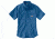 Carhartt Force Ridgefield Solid Short Sleeve Shirt - Mens, Federal Blue, M-REG 102417-445-REG-M
