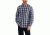 Carhartt Fort Plaid Long Sleeve Shirt for Mens, Steel Blue, Extra Large/Regular 102816-437-REG-XL