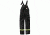 Carhartt HV Striped Duck Bib Lined Overall, Black, 30/28 101696-001-28-30