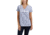 Carhartt Lockhart Graphic Scrpt Logo Short Sleeve V-neck T-shirt - Womens, Heather Gray, REG-L 103079-034-REG-L