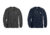 Carhartt M Workwear Mountain Ptch Grpc Long Sleeve Pkt TS - Men's, Carbon Heather, Navy