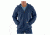Midweight Hooded Zip-Front Sweatshirt - Mens-New Navy-Large-Regular