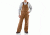 Carhartt Quilt Lined Sandstone Bib Overall for Mens, Carhartt Brown, 34/28 R27-211-28-34