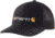 Carhartt Rugged Flex Canvas Mesh-Back Fitted Logo Graphic Cap - Mens, Black, Medium/Large, 104192-N04-M/L