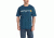 Carhartt Signature Logo Short Sleeve T-Shirt for Mens, Stream Blue, Extra Large/Tall K195-984-TLL-XLG