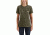 Carhartt WK87 Workwear Pocket Short Sleeve T-shirt - Womens, Army Green, XXL-REG 103067-301-REG-XXL