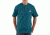 Carhartt Workwear Pocket Short Sleeve Henley for Mens, Stream Blue, Small/Regular K84-984-REG-SML