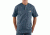 Carhartt Workwear Pocket Short Sleeve Henley for Mens, Bluestone, Small/Regular K84-BLS-REG-SML