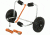 Carlisle Oar Canoe,Kayak Cart Silver,Black 0113322716