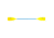 Carlisle Standard Kayak 2 Pc Yellow,Blue 96&quot; Paddle 0113322918