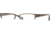 Carmen Marc Valvo CM Rosalinda SECM ROSA00 Progressive Prescripton Eyeglasses - Espresso SECM ROSA005135 BN