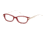 Carmen Marc Valvo CM Stella SECM STEL00 Progressive Prescription Eyeglasses - Sangria SECM STEL005137 RD