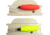 Carolina Balsa Foam Peg Float Furnished Line Number 8 Gold Hook Red/Yellow 1-1/2, 26