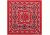 Carolina Manufacturing Texas Paisley Bandana Red B27PAI-100028