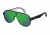 Carrera 1008/S Sunglasses CA1008S-0807-Z9-9901 - Black Frame, Green Multilayer Lenses, Lens Diameter 99mm, Distance Between Lenses 1mm