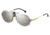 Carrera 1020/S Sunglasses CA1020S-0900-T4-6015 - Crystal Frame, Silver Mirror Lenses, Lens Diameter 60mm, Distance Between Lenses 15mm