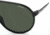 Carrera 1034/S Sunglasses, Matte Black Frame, Green Polarized Lens, 716736297989