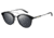 Carrera 126/S Sunglasses CA126S-06UB-T4-4922 - Shiny Black-Gold Frame, Black Mirror Lenses, Lens Diameter 49mm, Distance Between Lenses 22mm