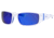 Carrera 4000/S Sunglasses CA4000S-026L-Z0-6220 - White Blue Frame, Ml Blue Lenses, Lens Diameter 62mm, Distance Between Lenses 20mm