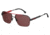 Carrera 8028/S Sunglasses CA8028S-0003-W6-5917 - Matte Black Frame, Burgundy Polarized Lenses, Lens Diameter 59mm, Distance Between Lenses 17mm