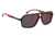 Carrera 8035/SE Sunglasses, Matte Black Frame, Red Mirror Lens, 716736231297