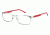 Carrera 8815 Eyeglass Frames CA8815-0PMZ-5517 - Matte Rut Red Frame, Lens Diameter 55mm, Distance Between Lenses 17mm