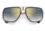Carrera CA Glory II Sunglasses, Gold Copper Frame, Blue Shaded Lens with gold-tone mirrored coating, 716736299198