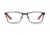 Carrera Carrerino 53 Eyeglass Frames CARRE53-0HMS-4717 - Matte Black Red Frame, Lens Diameter 47mm, Distance Between Lenses 17mm