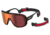 Carrera Epica Sunglasses EPICA-00UC-W3-9901 - Red Havana Frame, Red In Ml Ol Lenses, Lens Diameter 99mm, Distance Between Lenses 1mm