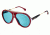 Carrera Flag Progressive Prescription Sunglasses FLAGS-06K3-KU-5716 - Lens Diameter 57 mm, Frame Color Burgundy Gold