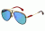 Carrera Glory Sunglasses GLORYS-0LKS-2Y-5817 - Gold / Blue Frame, Gold Sf Lenses, Lens Diameter 58mm, Distance Between Lenses 17mm