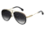 Carrera Glory Sunglasses GLORYS-0RHL-9O-5817 - Gold / Black Frame, Dark Gray Gradient Lenses, Lens Diameter 58mm, Distance Between Lenses 17mm