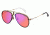 Carrera Glory Sunglasses GLORYS-0Y11-UZ-5817 - Gold/Red Frame, Red Mirror Lenses, Lens Diameter 58mm, Distance Between Lenses 17mm