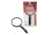 Carson 5in Soft-Grip Magnifier, 2x with 11.5x spot Lens and Case