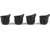Carson ML-20 MagniLoupe 4-Piece Eye Loupe Set, 4.5x, 6.5x, 8x, 13x, Black/Grey, ML-20