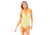 Carve Designs Alexandra One Piece Swimsuit, Womens, Gold Palms, MD, BFAL16-719-MD