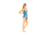 Carve Designs Dahlia Tankini - Womens, Indigo, Extra Small, BTFU69-429-XS