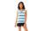 Carve Designs Serpico Henley Top, Womens, Playa Stripe, XS, TTAL72-407-XS