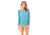 Carve Designs Sunset Rashguard, Agave w. Julep Stripe, XL, RGSU14-337-XL