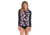 Carve Designs Sunset Rashguard, Flamingo Palms w. Dash, LG, RGSU14-695-LG