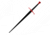 Cas Hanwei Synth Sprrng Longsword-Blk Bld,Red Hilt PR9411