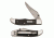 Case 101265LC SS Smooth Black G-10 Mid-Folding Hunter w/Belt Clip,4in closed 06245