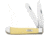 Case 3254 CV Yellow Synthetic Trapper  Clip and Spey BladesFolding Knife., Yellow Synthetic  Handle, 4 1/8 00161