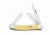 Case Medium Stockman Three Blade Folding Knife, 2.57in Clip Point, 1.7in Sheepsfoot, 1.88in Spey Point, Tru-Sharp Stainless Steel, Yellow Synthetic handle, 00035