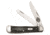 Case Harley-Davidson Trapper Folding Knife 10254 SS w/Silver/Black Layered G-10 Handle,4.125in 52073